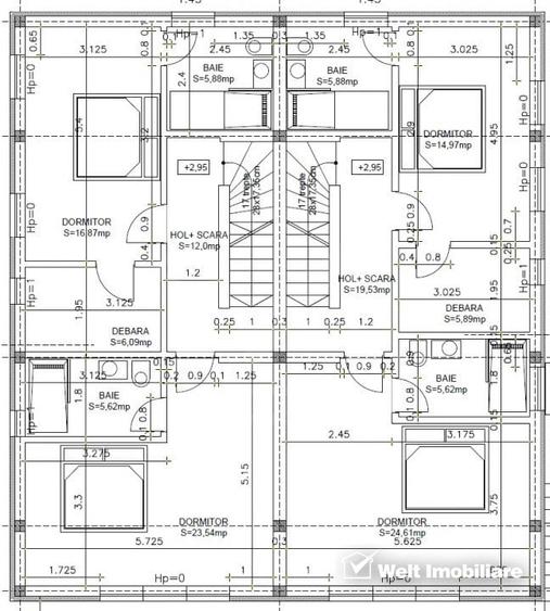 Duplex 245 mp, D+P+E+M, zona linistita de case, panorama deosebita ! - 3