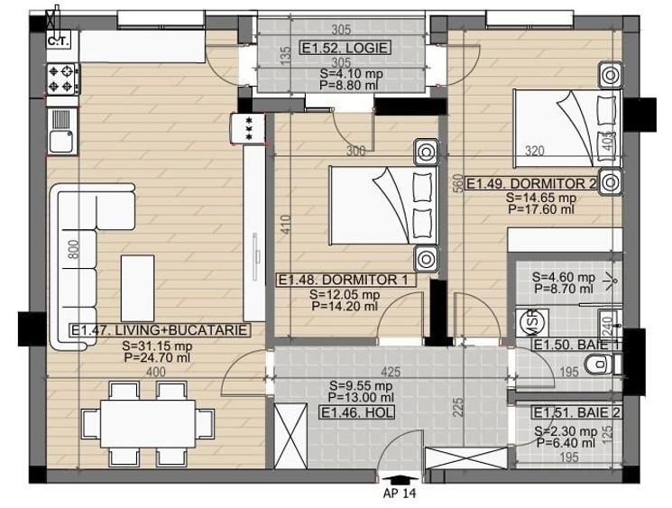 3cam.dec-bd.Brancoveanu-mall Grand Arena-Berceni-A.Persu - 1