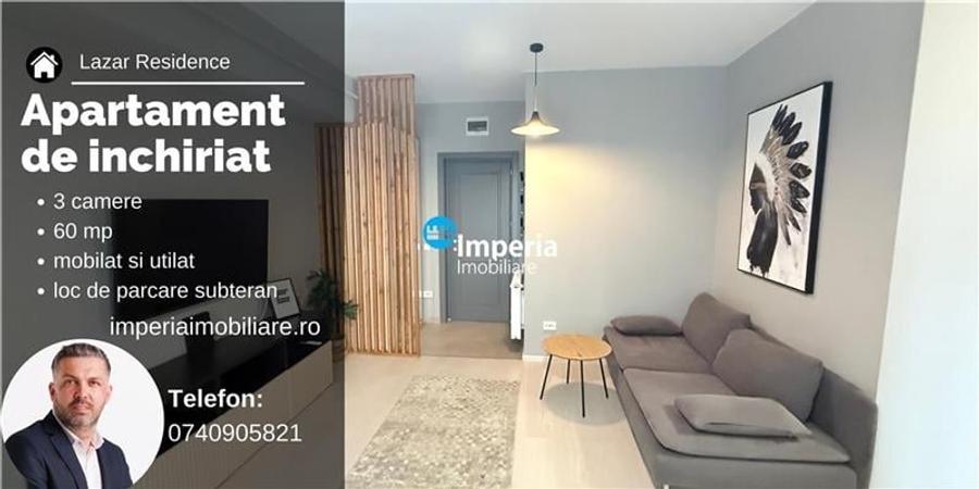 Apartament 3 camere de inchiriat Lazar Residence - 1