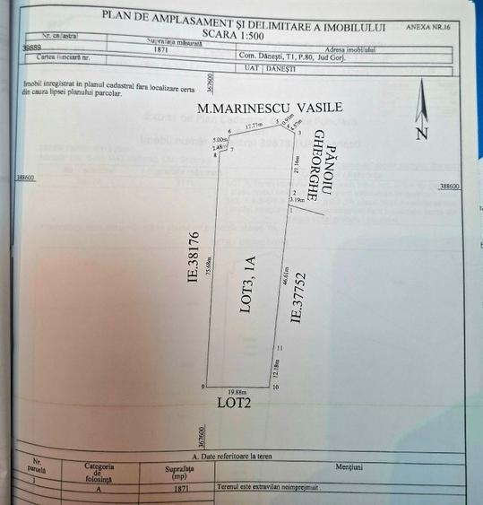 Parcele teren 450mp Botorogi,Danesti - 3
