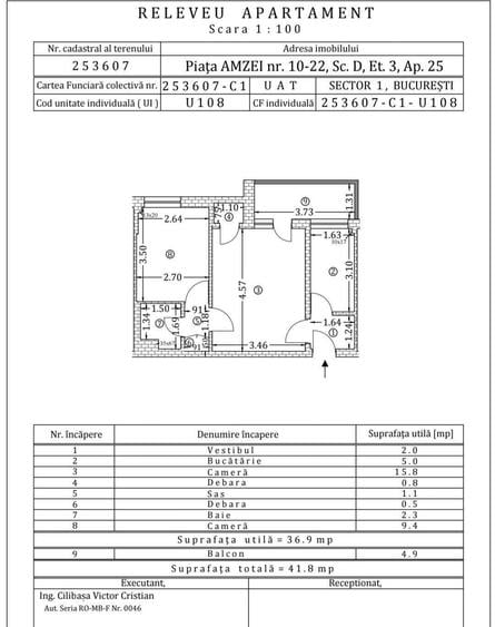 Proprietar apartament 2 camere Piata Amzei-Calea Victoriei - 5