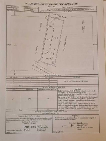 Spațiu comercial, de 914 mp, în Central