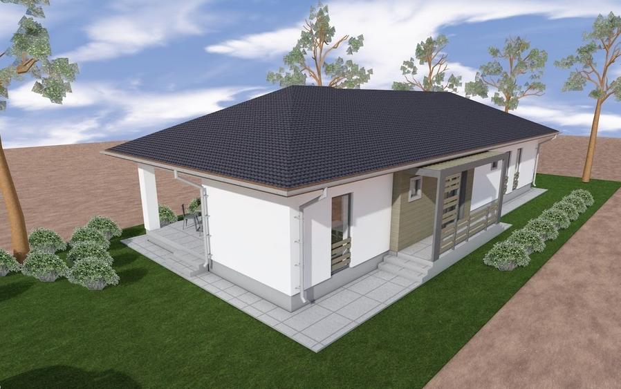 Casa 4 camere  120 mp,480 mp teren 0% comision - 2