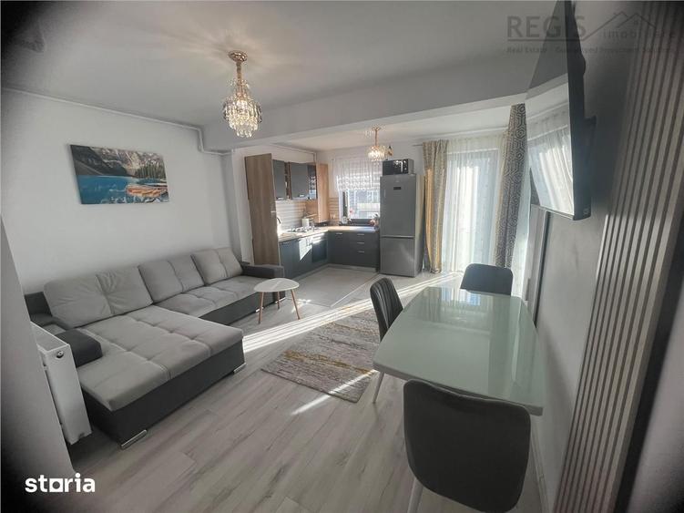 Apartament cu 2 camere semidecomandat, mobilat în Tractorul