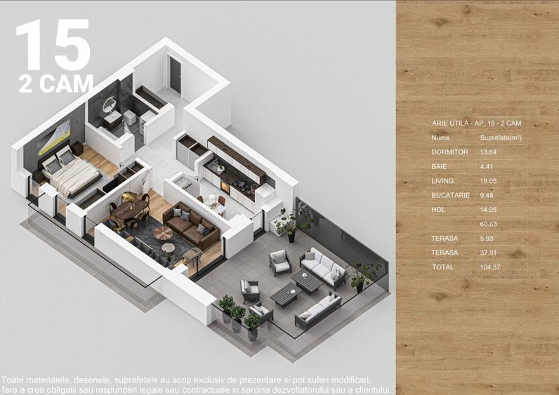Titan, finalizat, pompa caldura, panouri fotovoltaice, 72 mp terasa - 3