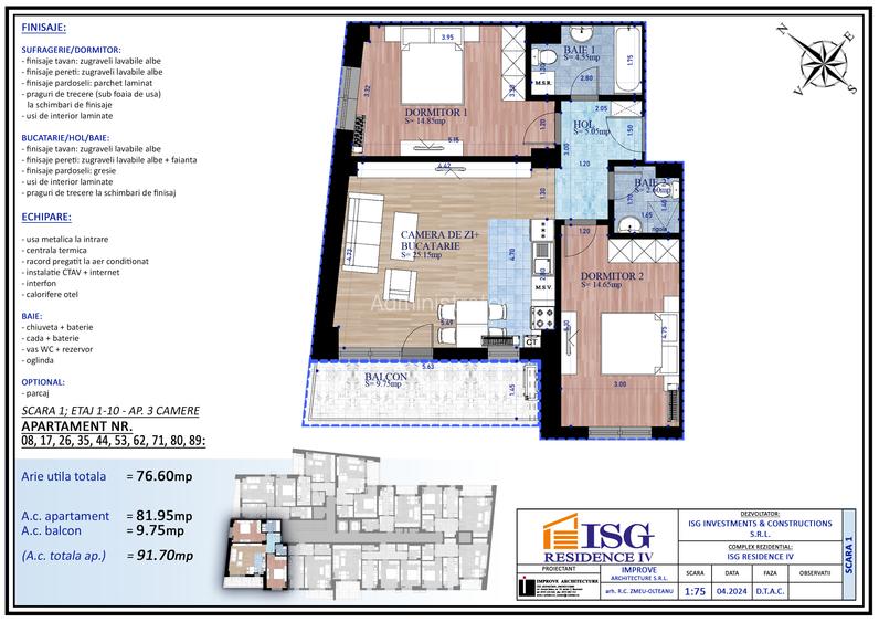 Unirii-Parcul Carol- ISG Residence IV- decomandat, constructie 2026 Unirii-Parcul Carol- ISG Residence IV- decomandat, constructie 2026