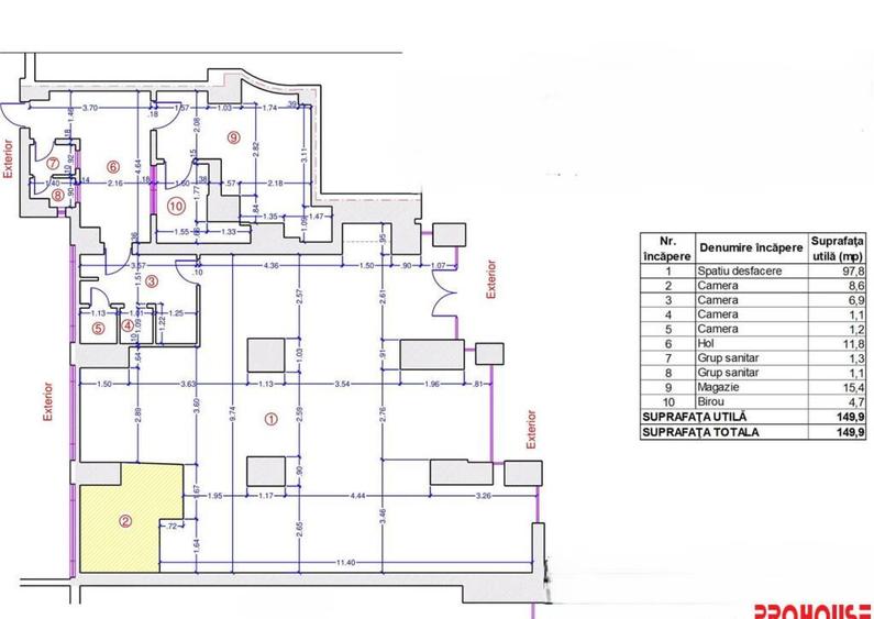 Ultracentral, Spatiu Comercial, 150mp, Parter - 1
