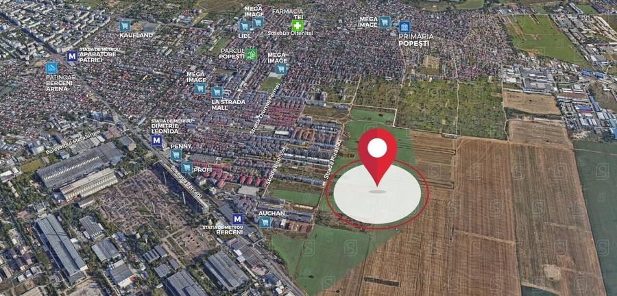 Teren 7.200 mp – deschidere 39 m la strada Viilor, Popești-Leordeni - 4