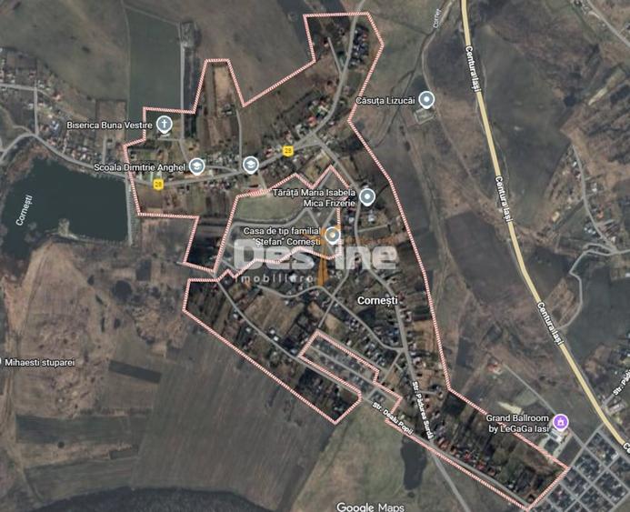 Parcele de vanzare  Cornesti, Miroslava, 17.000 EURO / PARCELA - 1