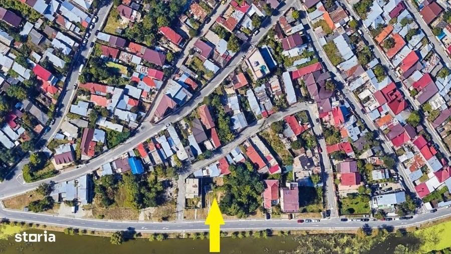 Teren 412 mp de inchiriat pe malul lacului Plumbuita I Doamna Ghica - 1