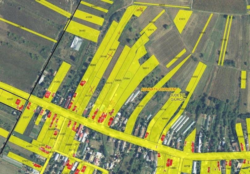 Teren intravilan Dărăști Vlasca 4700mp, intre case, toate utilitatile - 1