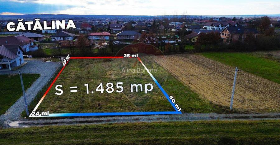 Teren intravilan de vanzare in Catalina langa Han