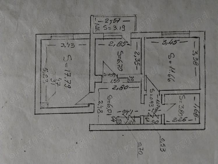schimb apartament 2 camere decomandat et.3 cu similar parter sau et.1 - 10