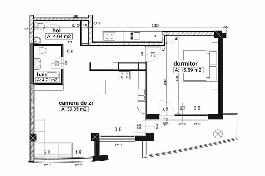 Apartament cu 2 camere confort sporit, 62mp, etaj intermediar, finisat, mobilat si utilat in Gheorgh - 1