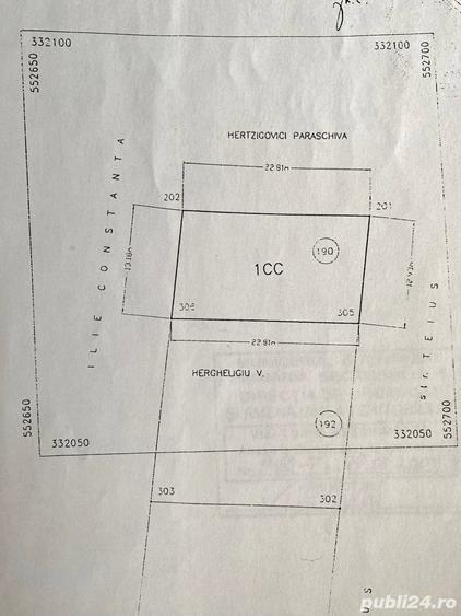Proprietar, Vand teren 285 mp intravilan construibil Stradal, intre case noi, Str. Teiu? 190 - 1