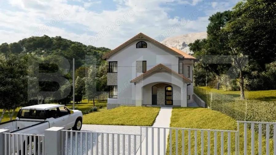 Casa de vacanta pretabila pentru pensiune,8 camere,307 mp utili,Cheile Cibului - 1