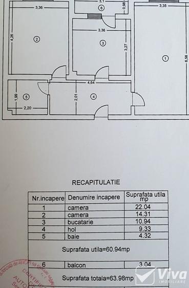 2 camere decomandat | Etaj 2/4 | Mobilat si Utilat | Parcare Inclusă | Rond Mall - 6