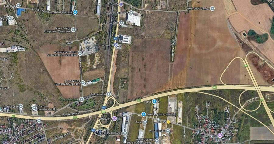 Vanzare teren 41.600 mp – Glina, cu acces direct la Centura Bucuresti si A2 - 1