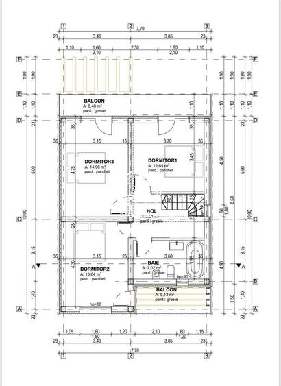Vila 4 camere , 420 mp teren - Tomesti , Iasi - 2