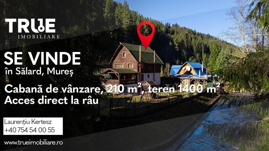 Cabană 210 m² + teren 1400 m² | Sălard, Mureș - 1