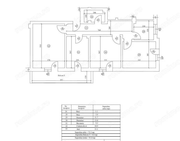 Apartament 3 camere, decomandat, 81 mp, Cartierul Veteranilor, Parcul Romanescu - 1
