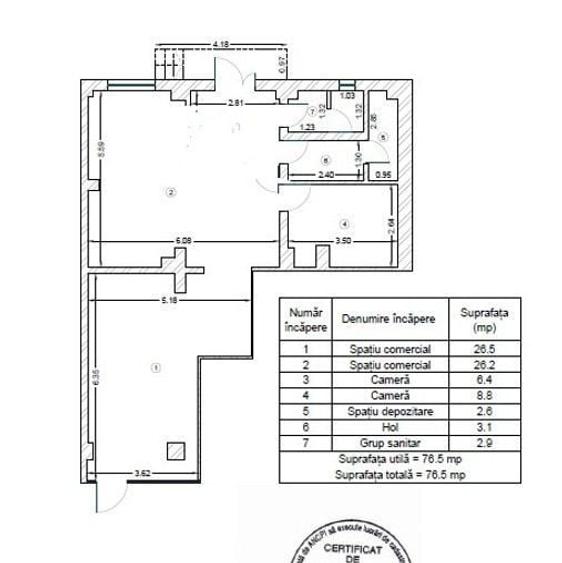 Spatiu comercial stradal zona Metrou Grigorescu, Titan, 77mp - 6