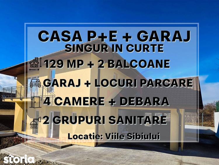 Casa P+E Noua, Singur in Curte, Garaj, Viile Sibiului, Gradina |VIDEO - 9
