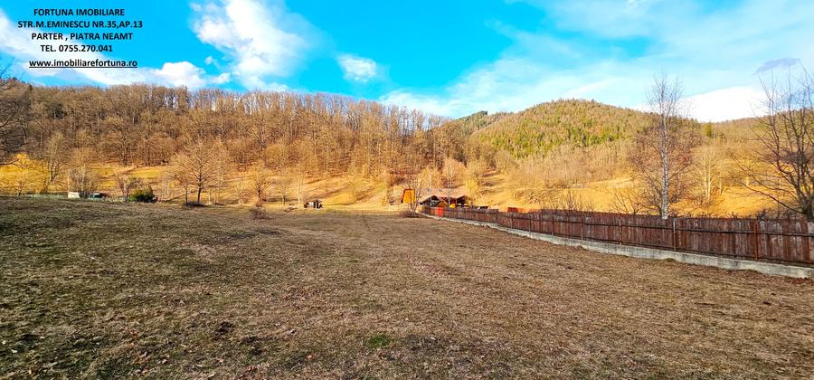 Teren ideal Casa de vacanta/Pastravarie, sat Cuejdiu,com.Garcina - 4