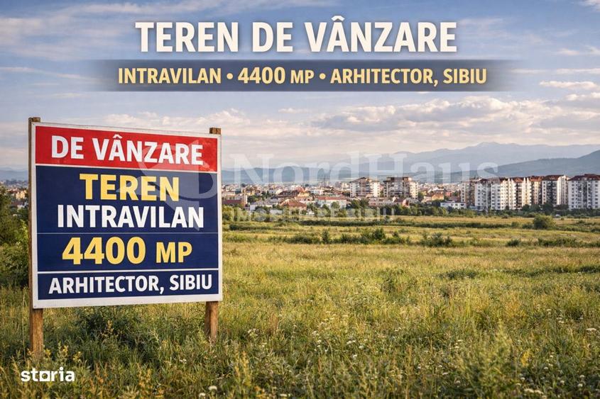 Teren intravilan 4400 mp Arhitectilor, Sibiu Oportunitate Dezv - 4