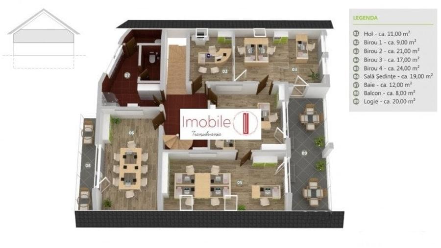 Vila moderna Zorilor  |  Parcare - 10