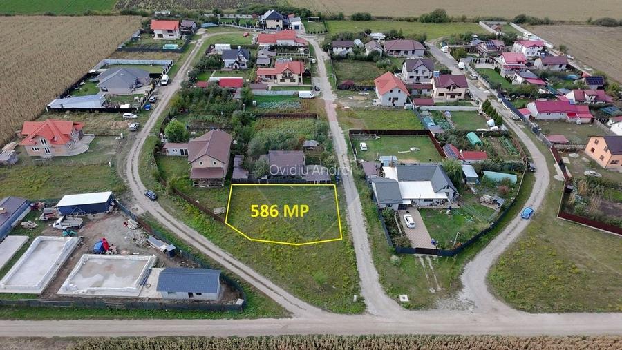 Teren 586mp/2 Deschideri/Halchiu/Cartierul Privighetorii/Apa, curent