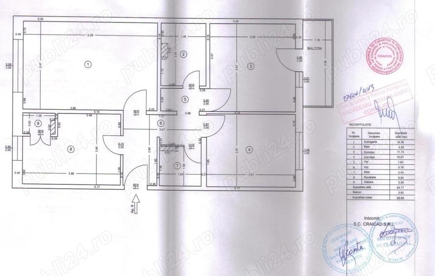 Apartement 3 camere decomandat Brazda lui Novac (Proprietar) - 6