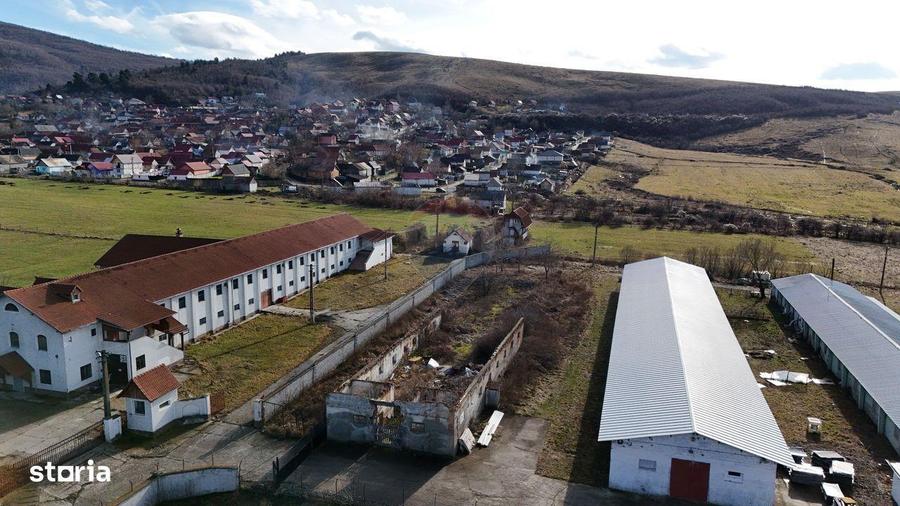 Teren intravilan 1.729 mp + hala partial demolata | Teliu I Comision 0 - 6