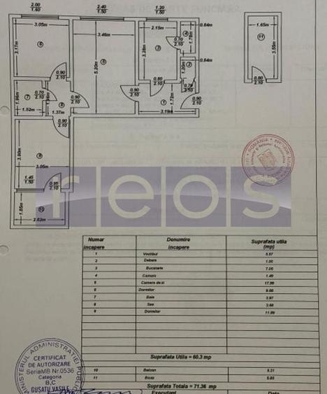 Apartament cu 3 camere în Drumul Taberei