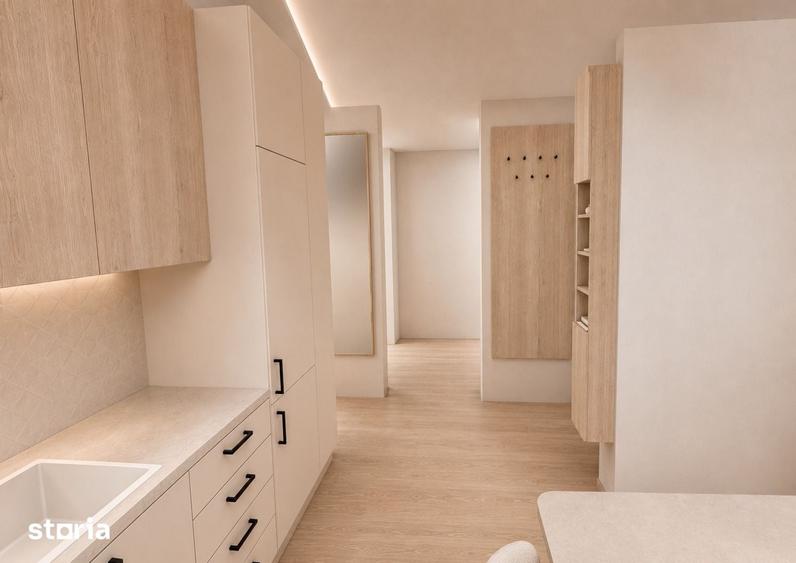 Apartament cu 2 camere decomandat în Chiajna