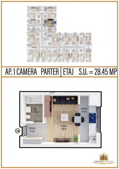 Garsoniera confort 1, bloc nou,etaj 1, strada TINERETULUI -CHIAJNA Garsoniera confort 1, bloc nou,etaj 1, strada TINERETULUI -CHIAJNA