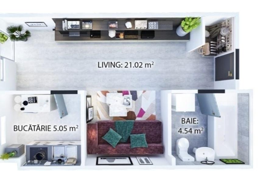 Ofer spre inchiriere garsoniera zona Pallady + loc parcare - 1