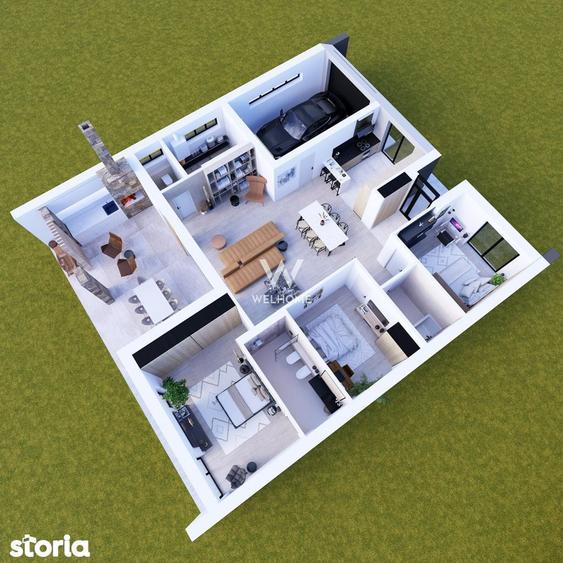 Casa individuala pe un singur nivel 4 camere ?ura Mica - 5