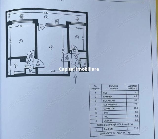 Apartament Gara de Sud 56 mp - 8