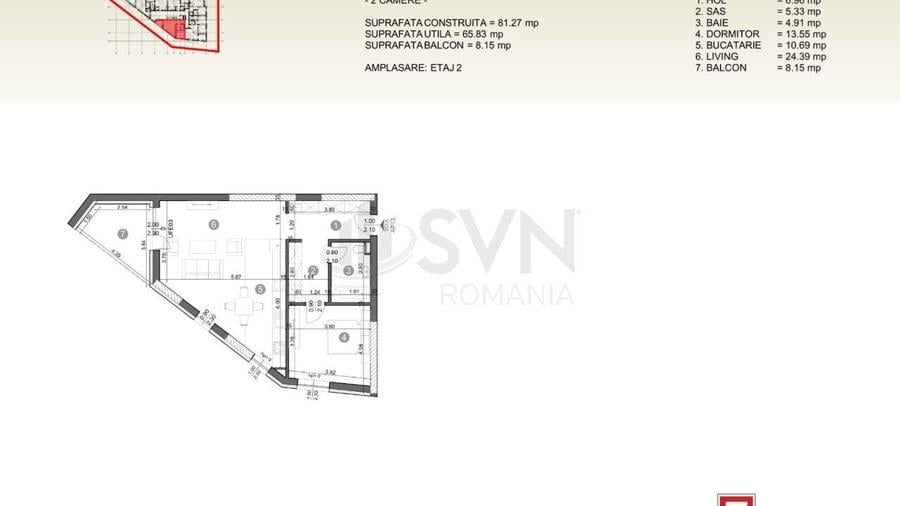 Apartament 2 camere I Complex T26 - 3
