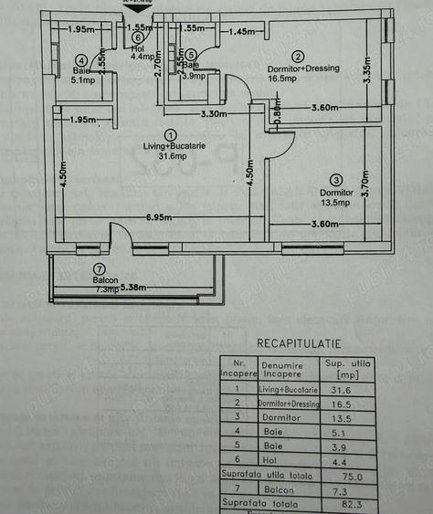 Apartament 3 camere MTM Residence - 1