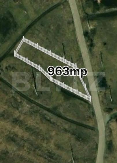 Exclusivitate! Teren intravilan 963 mp, 2 fronturi, View Panoramic-Dambul Rotund - 1