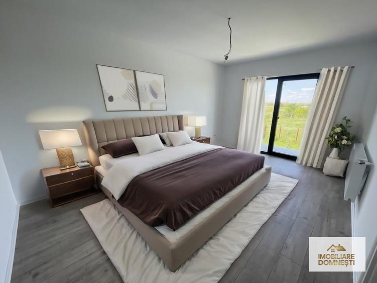 Domnesti 4 dormitoare/ toate utilitatile 400m curte P+1 - 4