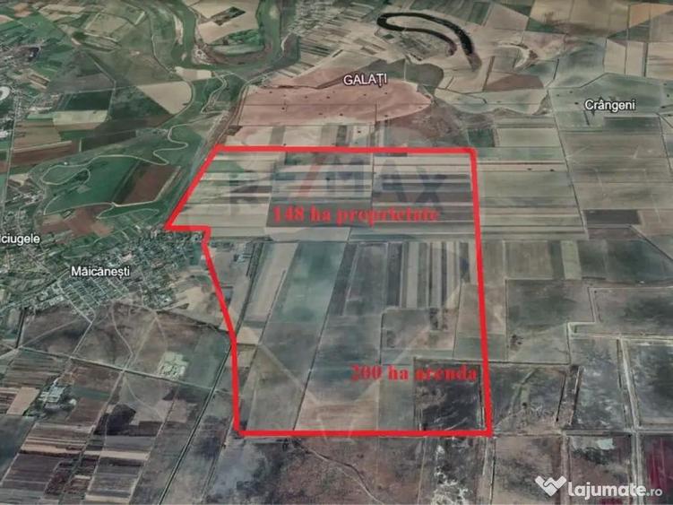 Ferma vegetala 148 ha ?i sediu ferma Maicanesti ! - 2