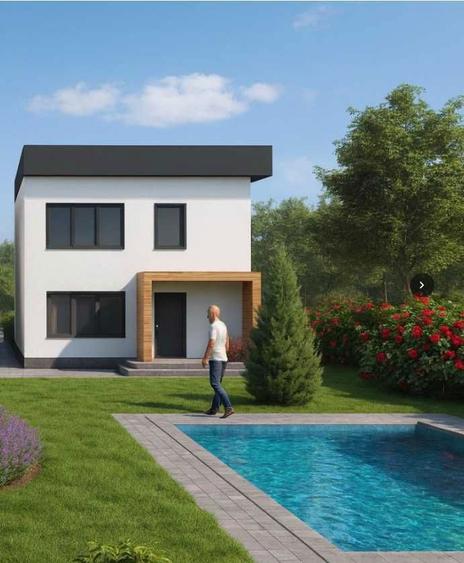 Casa Cumpana P+1, 120 mp util, 3 dormitoare, 2 bai, living si bucatarie inchisa + Terasa - 2