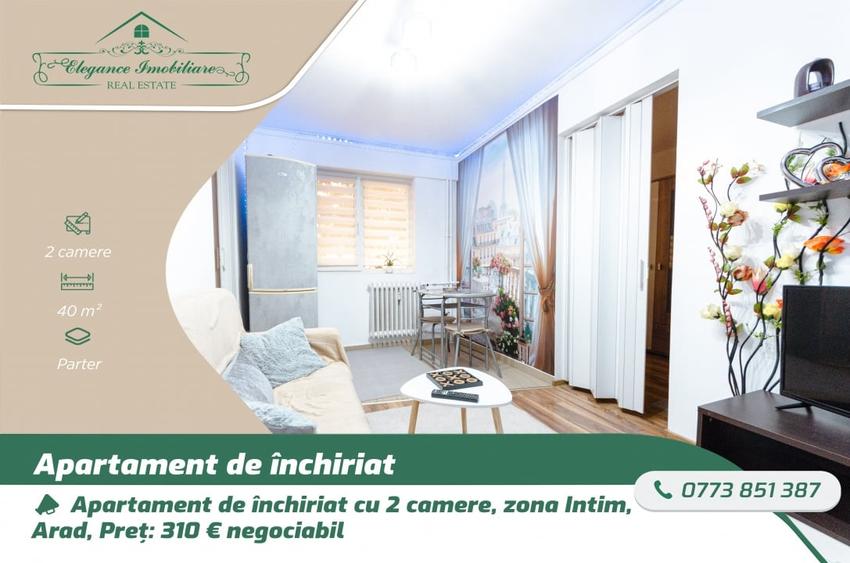 Apartament de închiriat cu 2 camere, zona Intim, Arad - 1