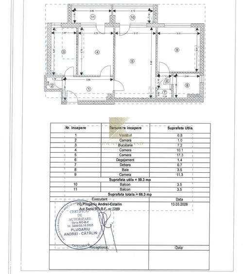 Apartament 3 camere, Renovat, lift, 2 balcoane, b-dul Victoriei - 17