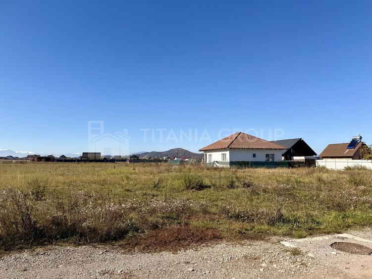 Teren intravilan, PUZ aprobat, 800 mp, cu utilități, Harman - 2