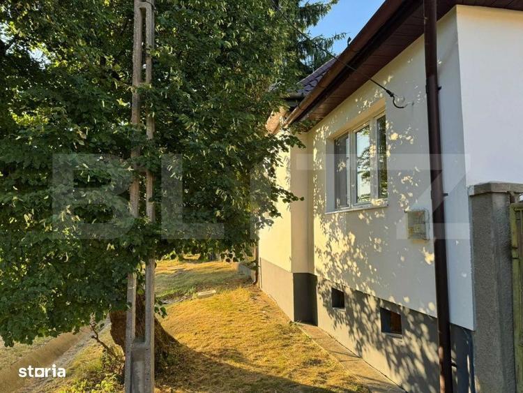 Casa de vanzare , 80 mp ,finisata recent, 25 arii teren, Teaca - 1