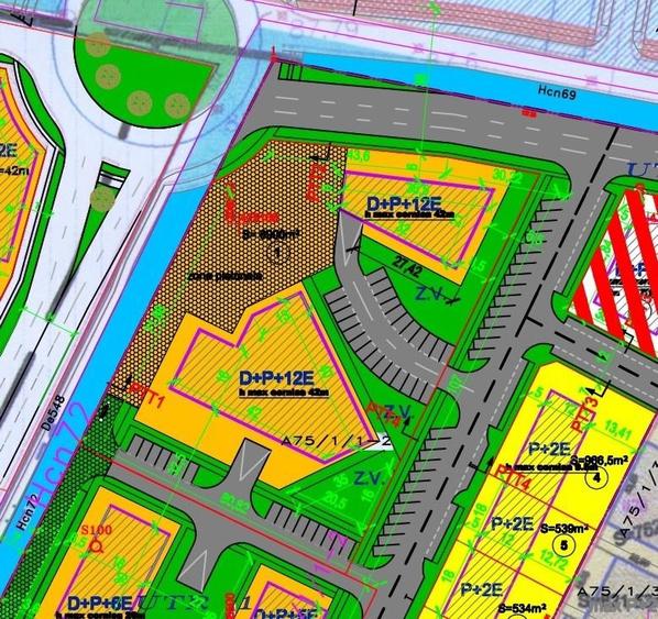 Giroc - Teren 6900 mp - pentru P+12 - 2